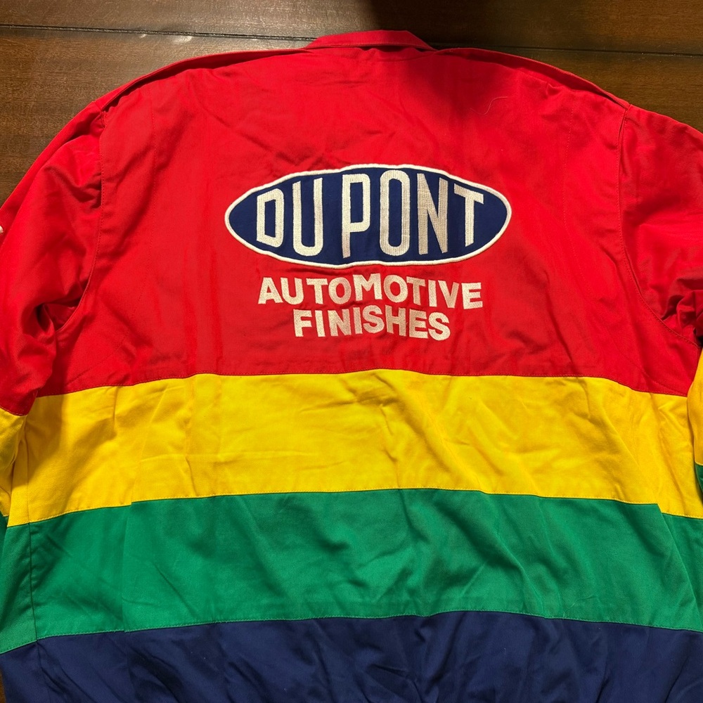 Chase Authentics Red Multicolor Racing Jacket - Picture 3 of 3